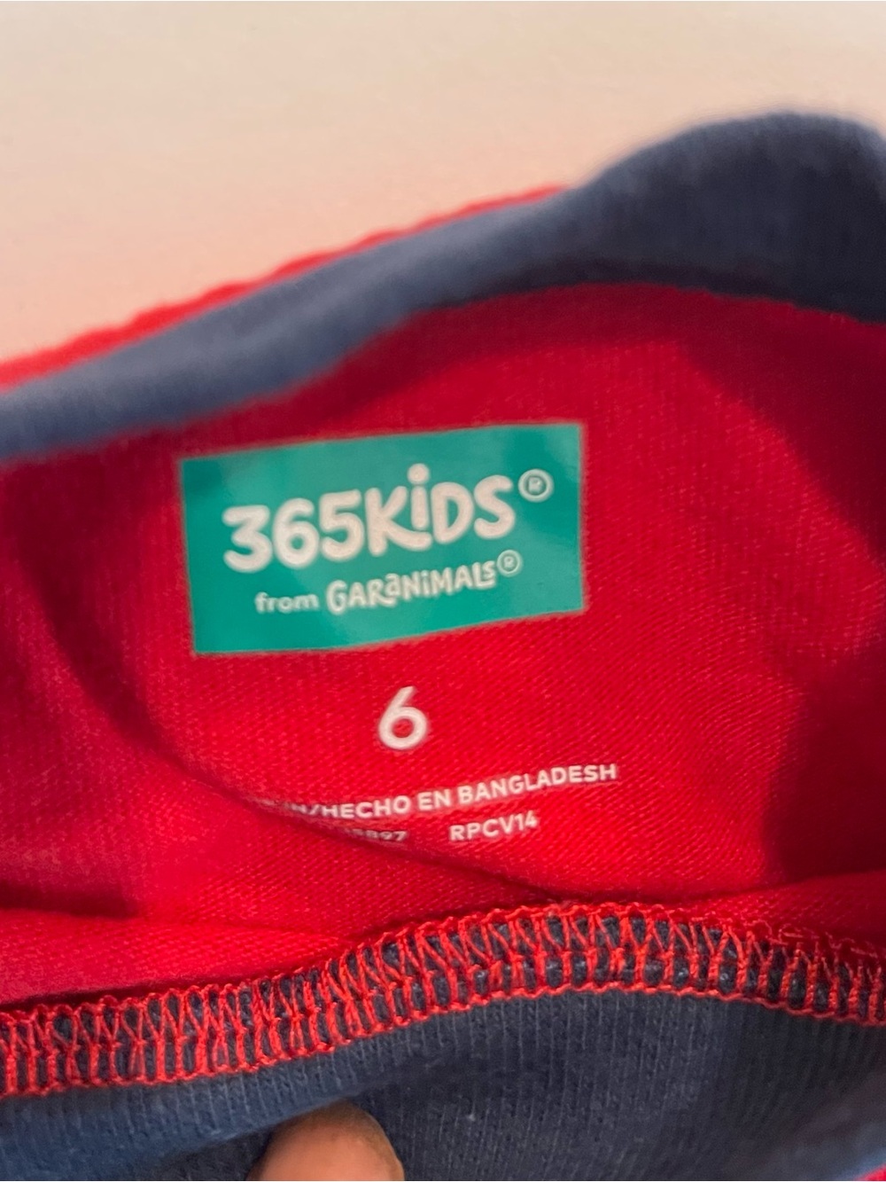 365KIDS Red Short Sleeve Tee